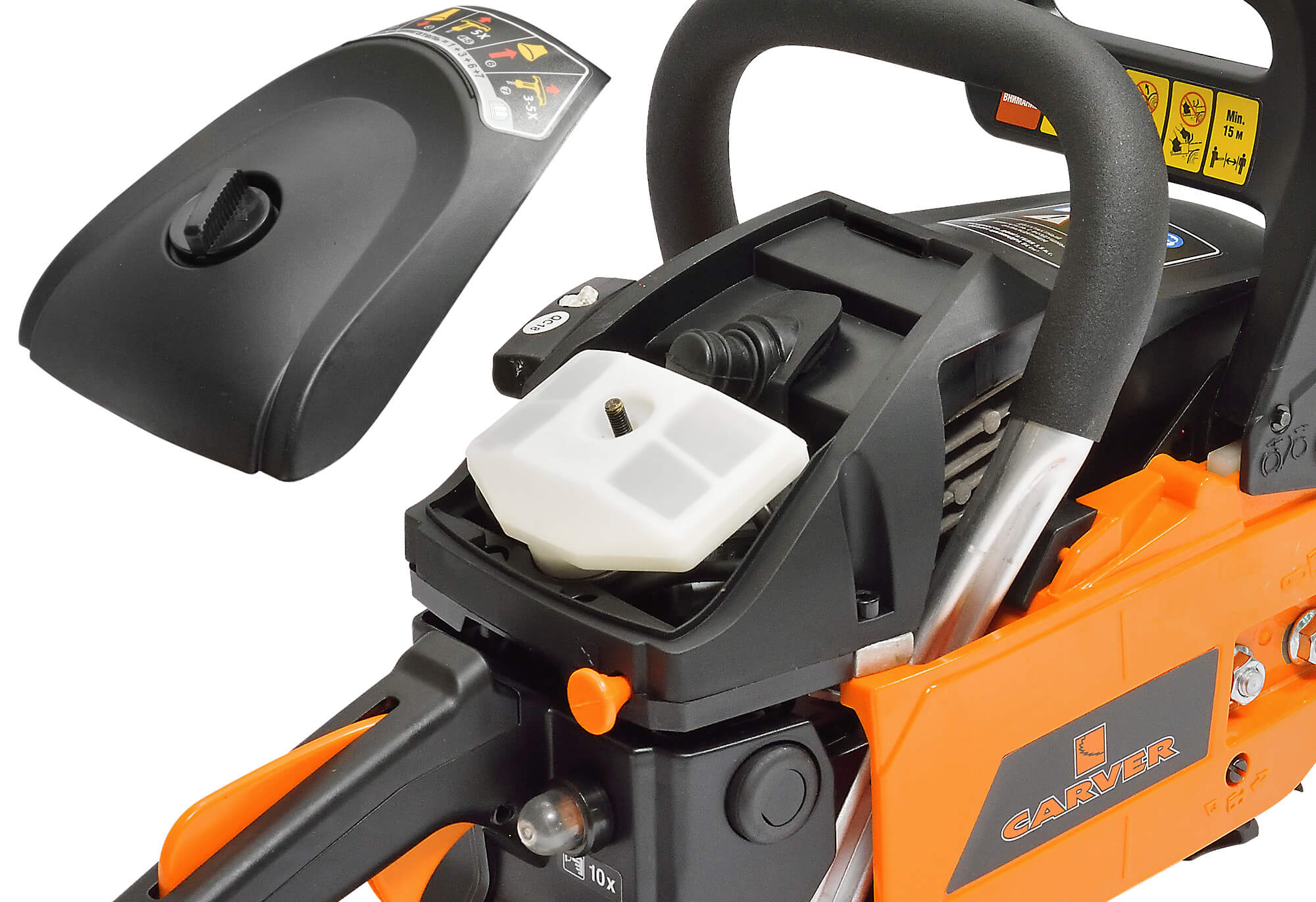 Пила цепная бензиновая Carver RSG 258X