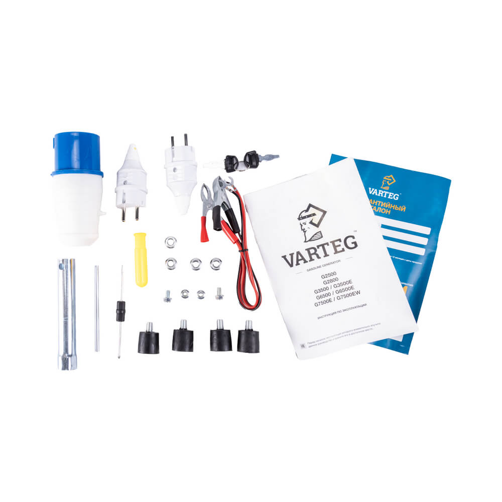 Бензиновый генератор VARTEG G6500 E, 5821