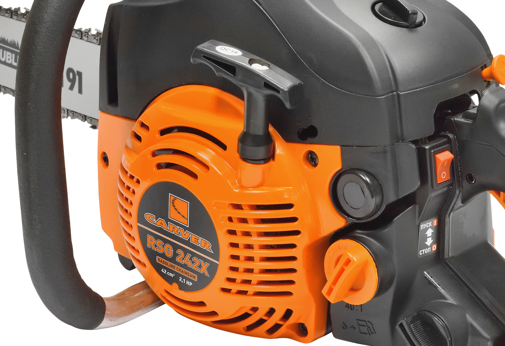 Пила цепная бензиновая Carver RSG 242X