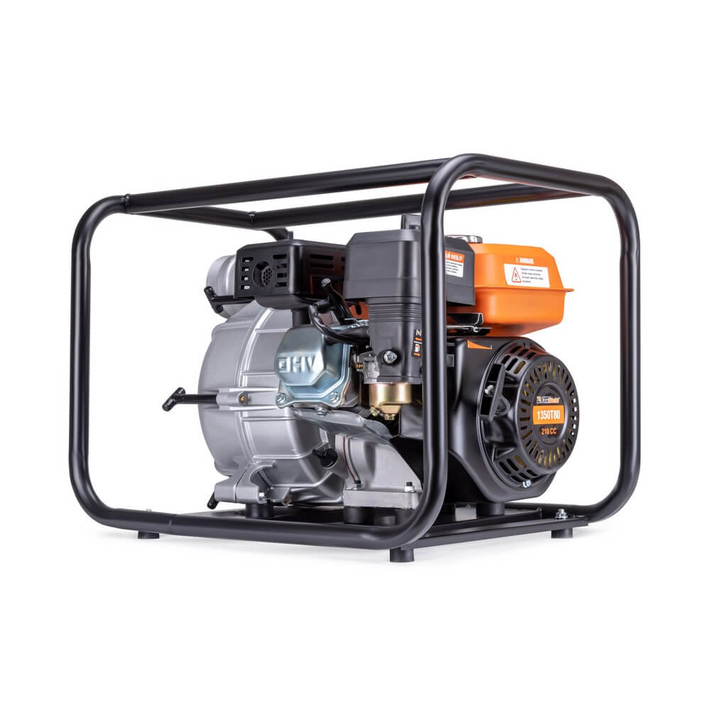 Мотопомпа для грязной воды FoxWeld 1350T80, 8637