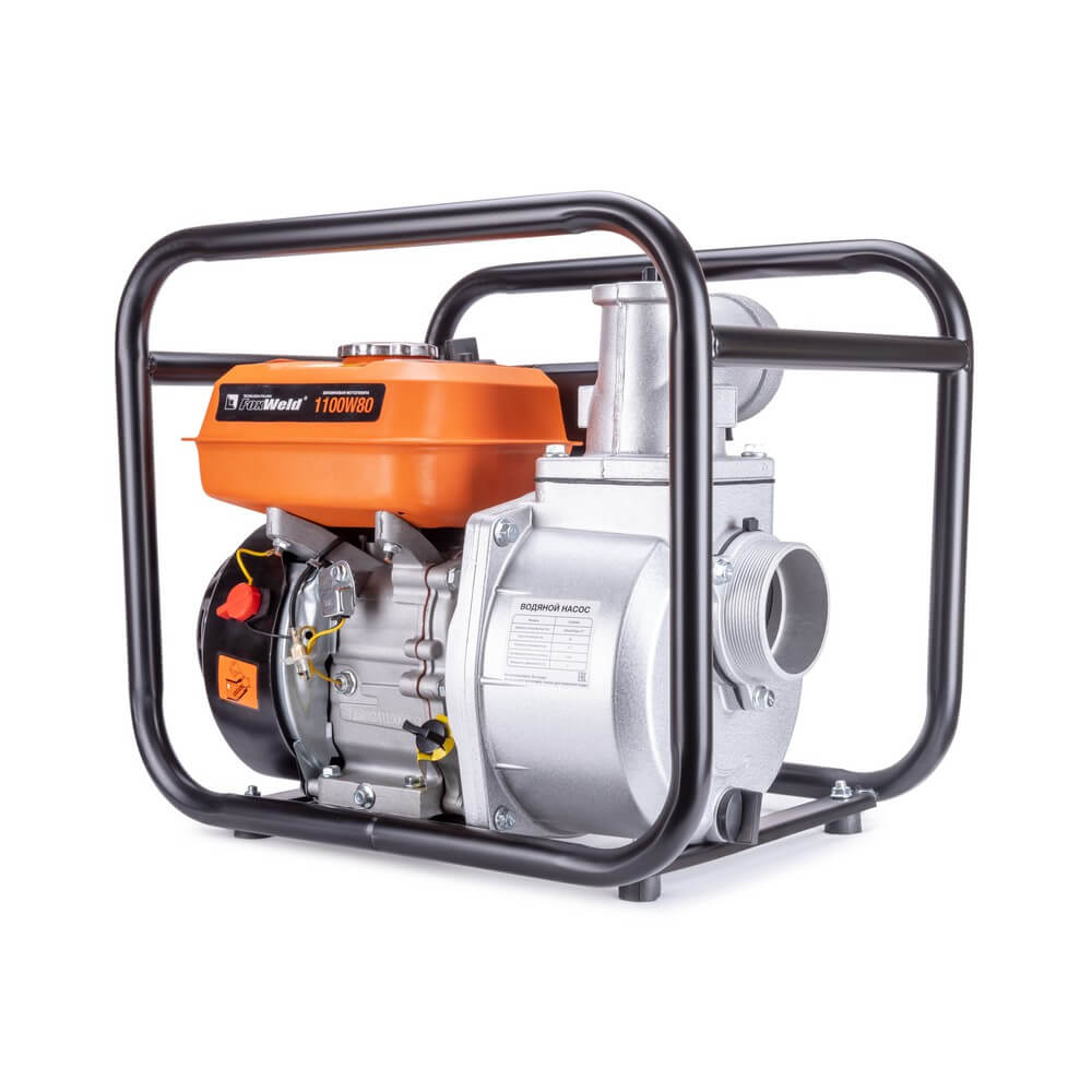 Мотопомпа для чистой воды FoxWeld 1100W80, 7251