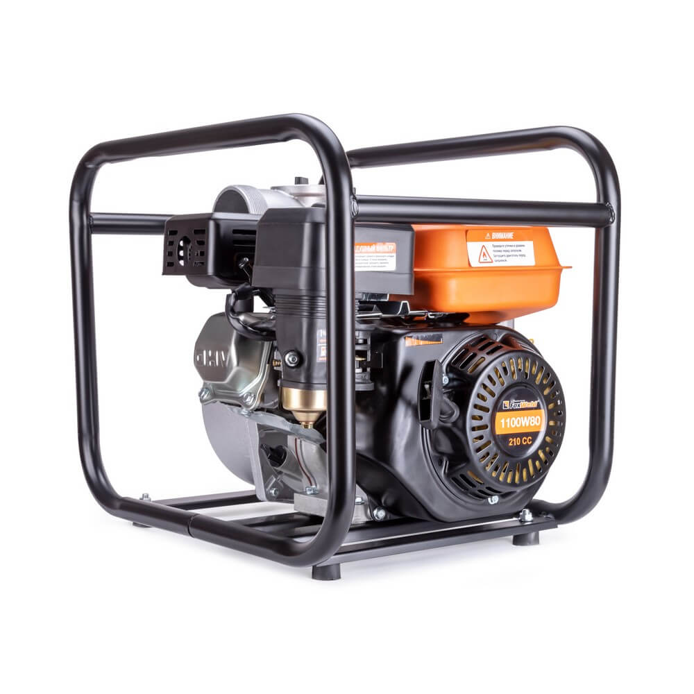 Мотопомпа для чистой воды FoxWeld 1100W80, 7251