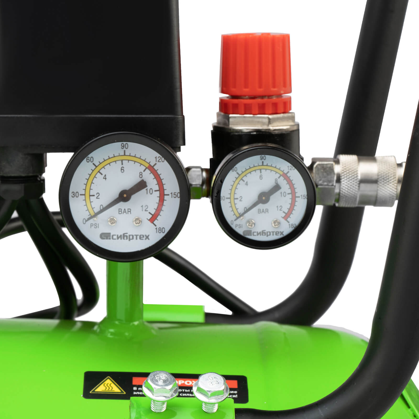 Компрессор безмаслянный Сибртех МБ 2250/100, 58008