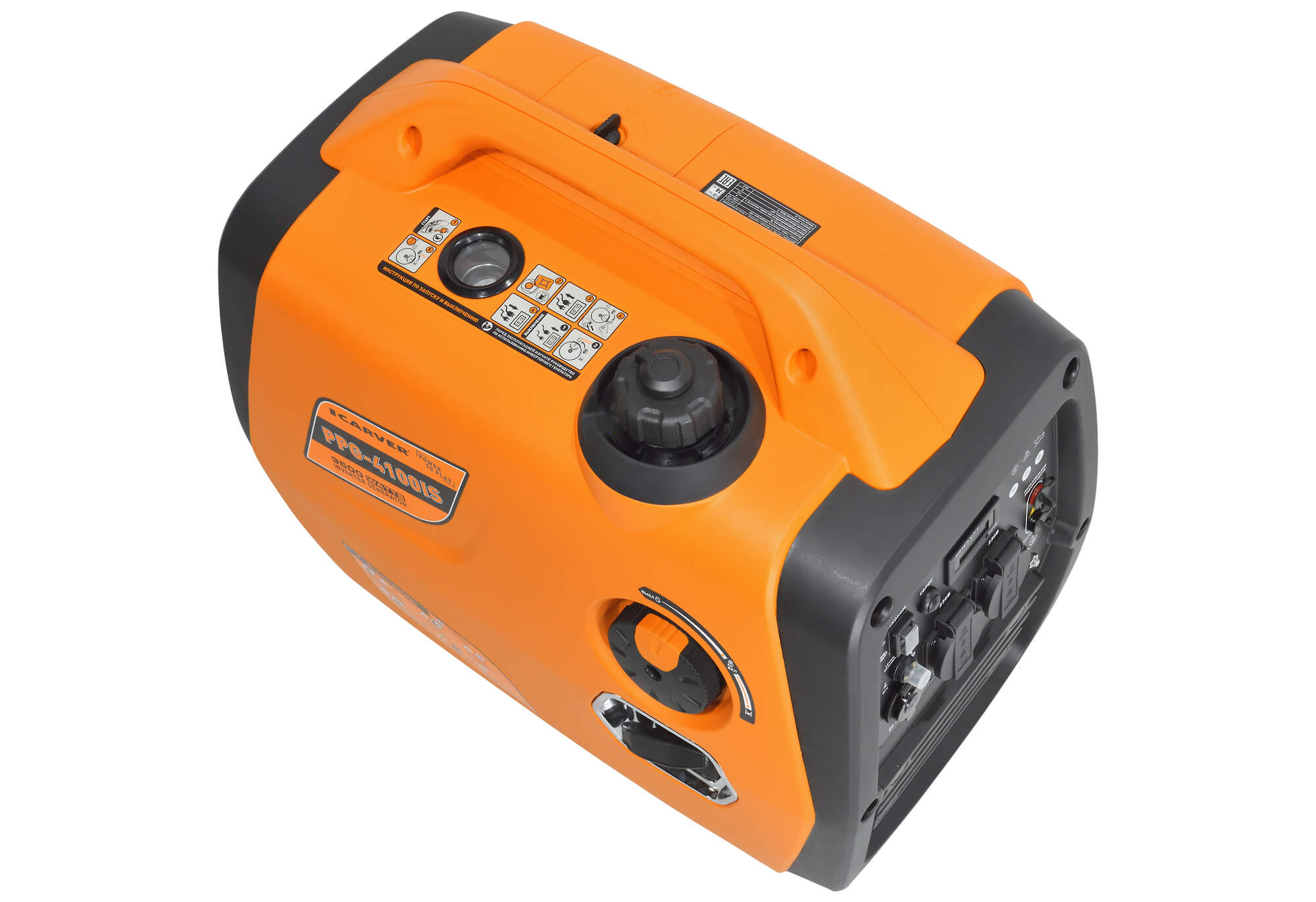 Инверторный бензиновый генератор Carver PPG-4100IS