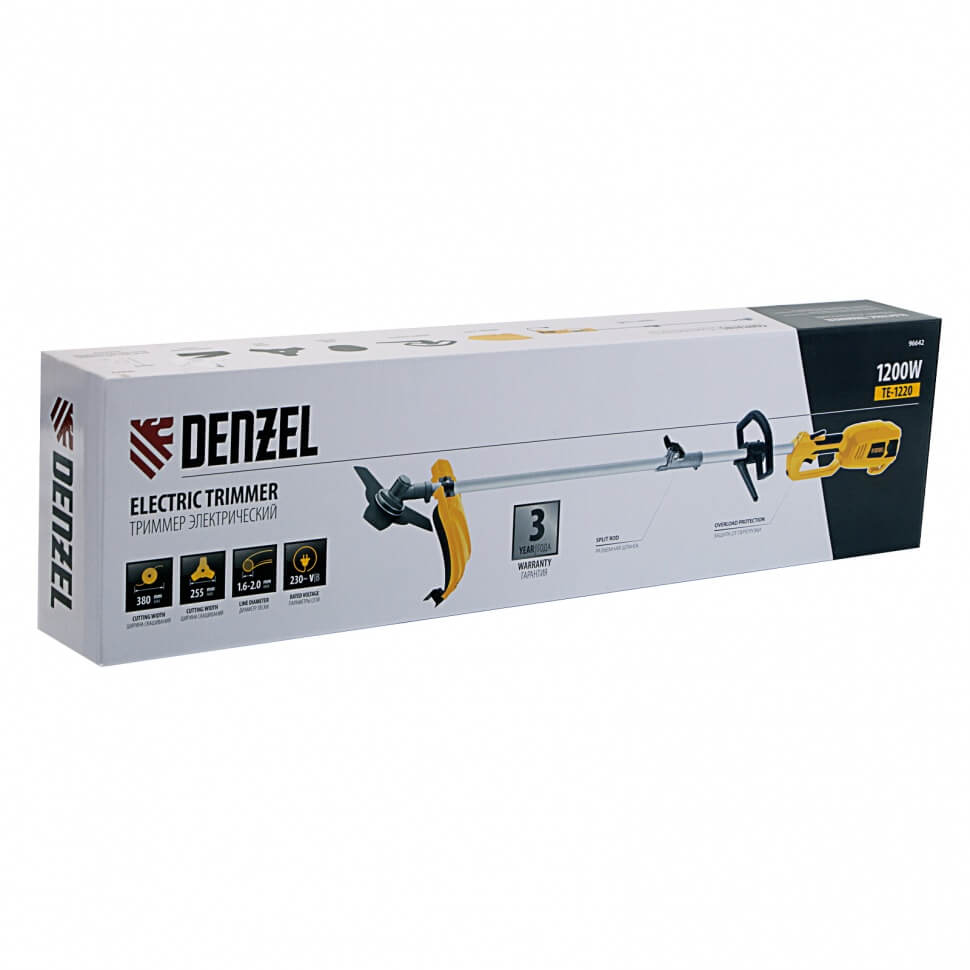 Триммер электрический Denzel TE-1220, 96642