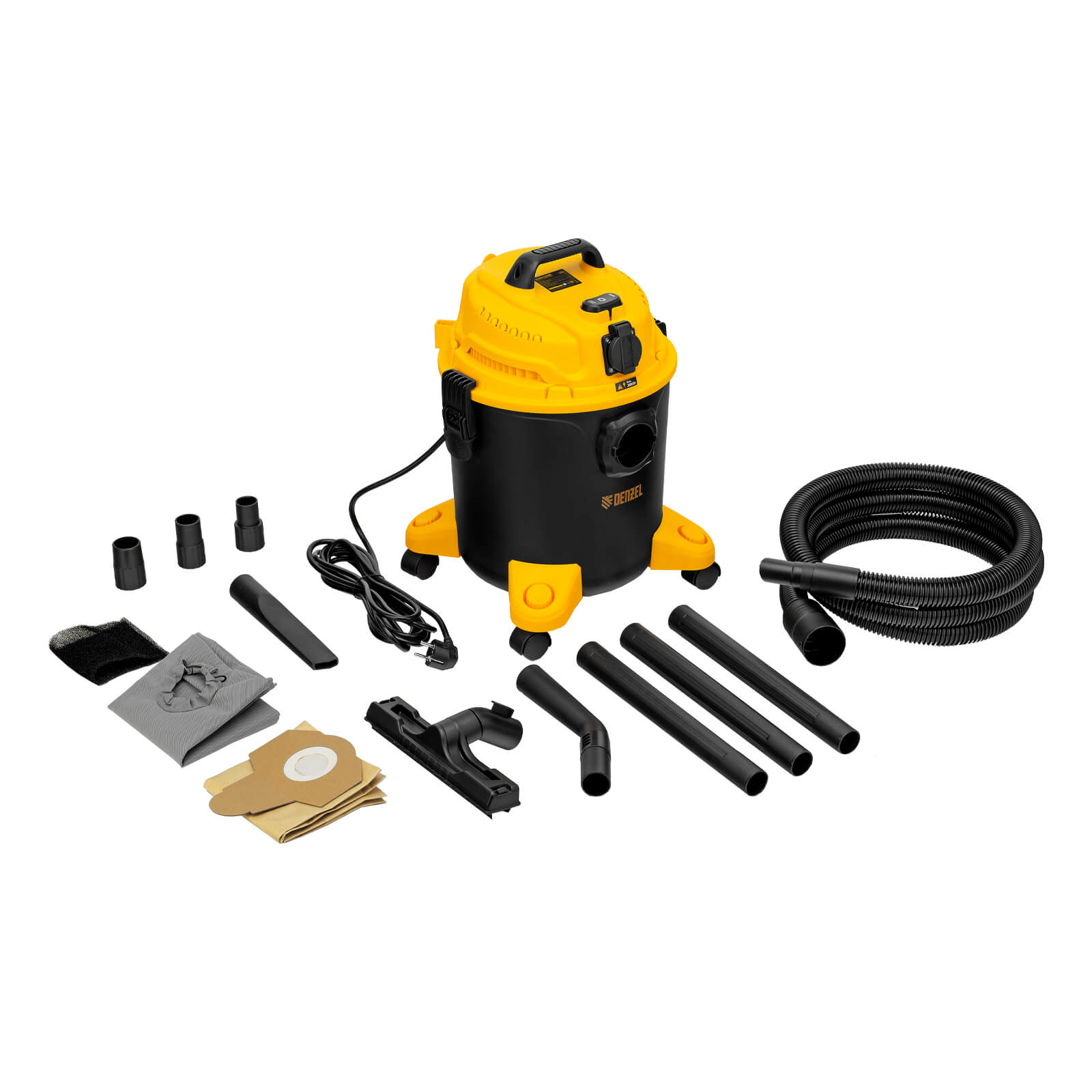 Пылесос строительный Denzel LVC20, 28292