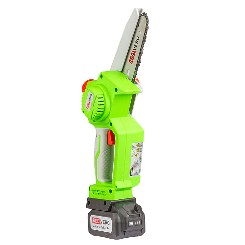 Пила-мини цепная аккумуляторная бесщеточная RedVerg RD-C18BLK/U
