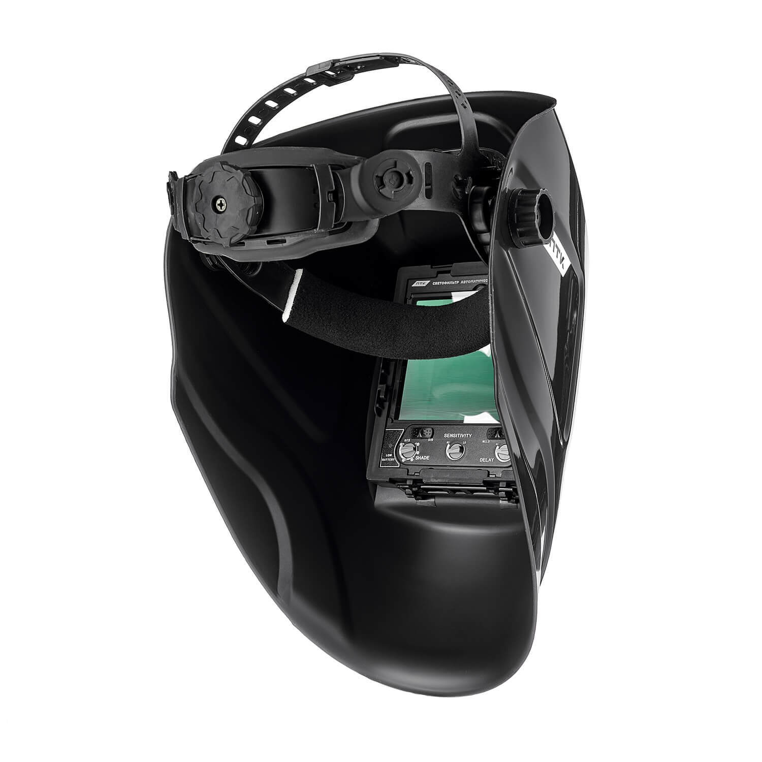 Маска сварщика хамелеон ПТК F10 (SK600 TC) чёрная