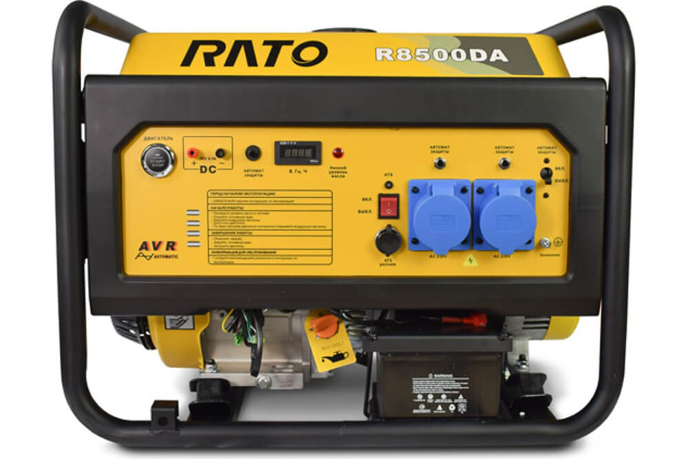 Бензогенератор RATO R8500DA