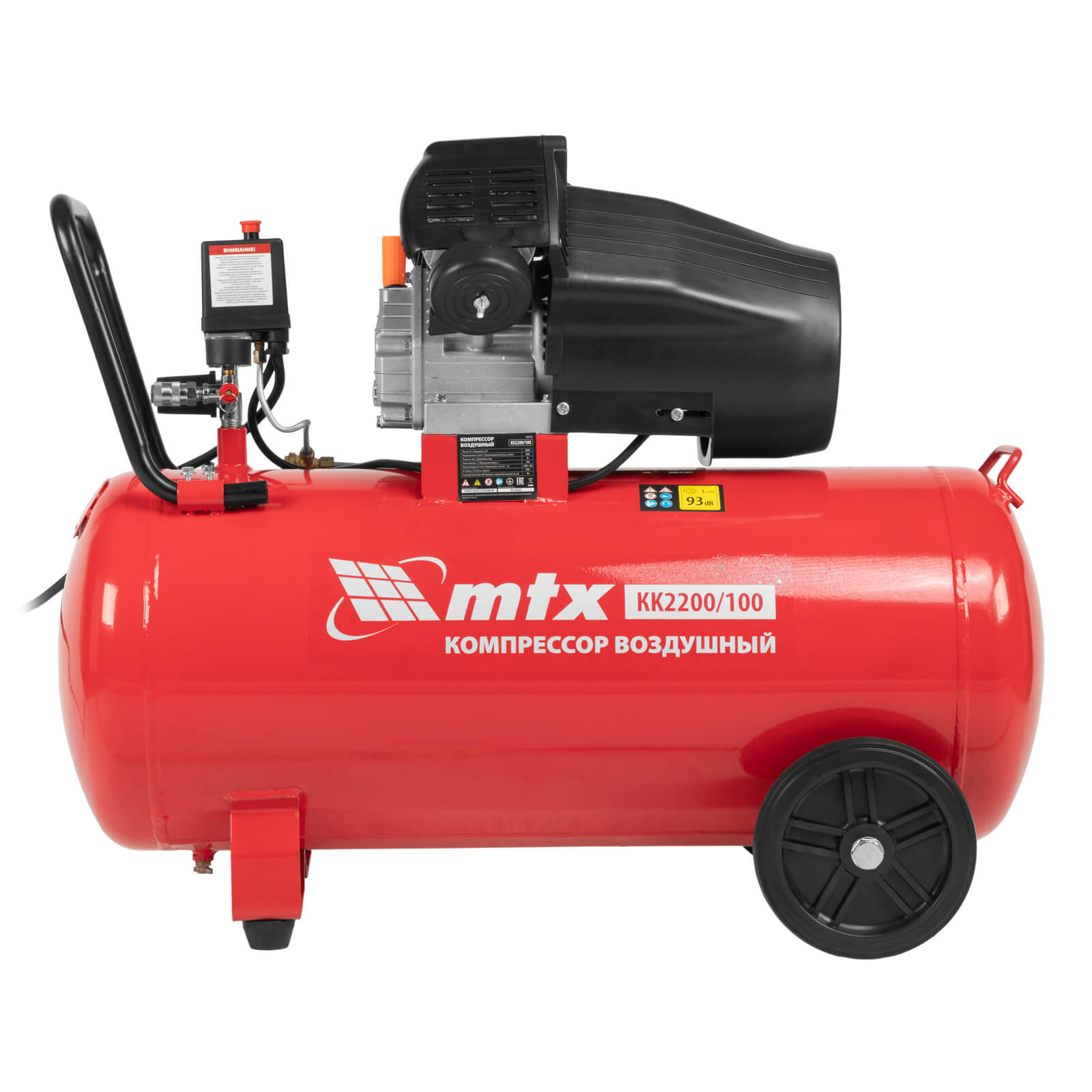 Компрессор с прямым приводом MTX КК-2200/100, 58033