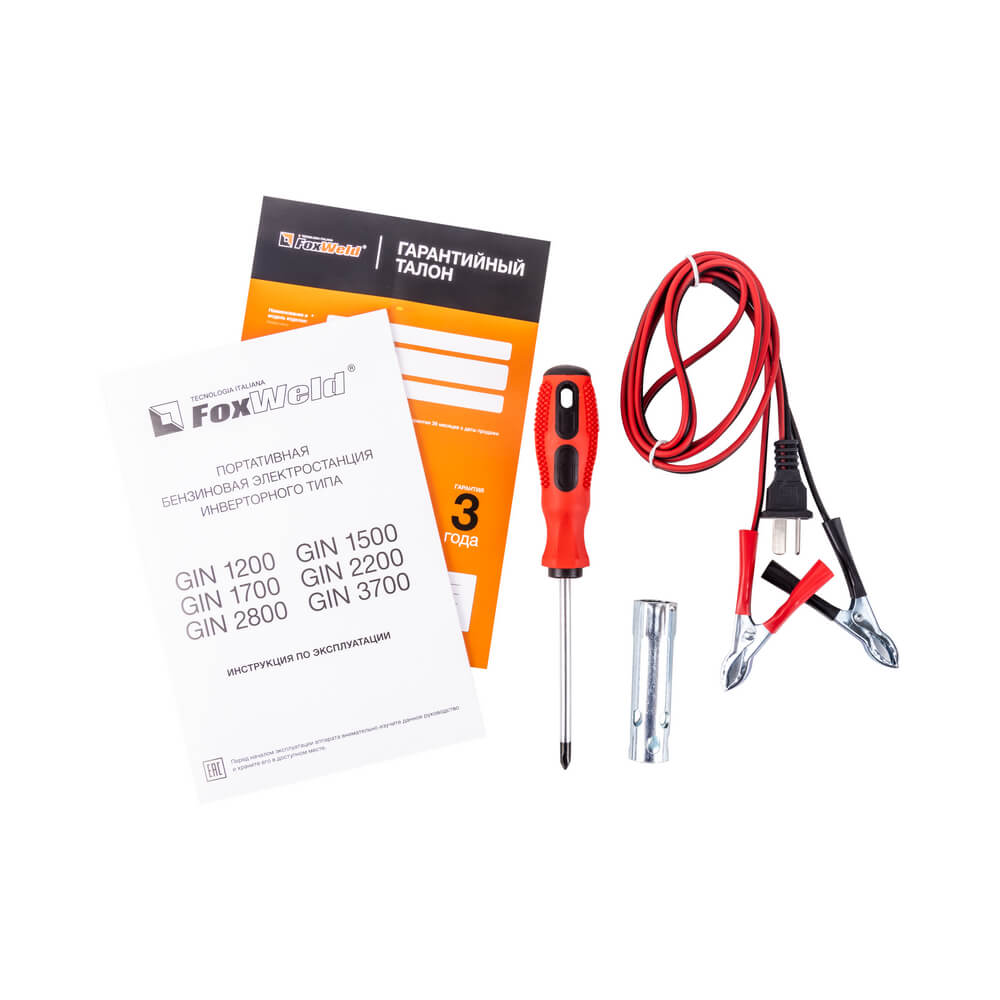 Бензиновый инверторный генератор FoxWeld GIN 1200, 5213
