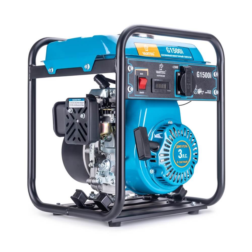 Бензиновый инверторный генератор VARTEG G1500i, 8451
