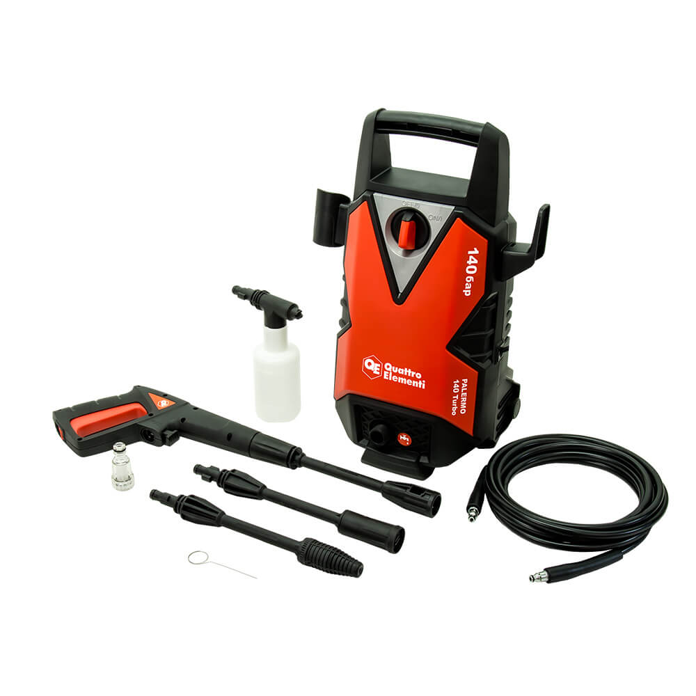 Мойка высокого давления QUATTRO ELEMENTI PALERMO 140 Turbo, 916-103