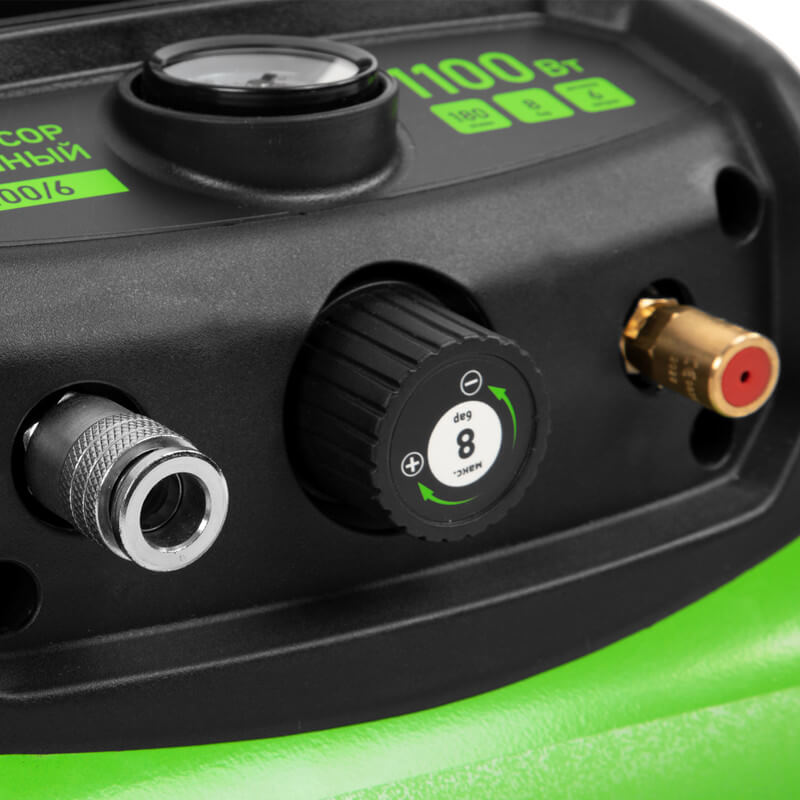 Компрессор безмаслянный Сибртех BL 1100/6, 58059