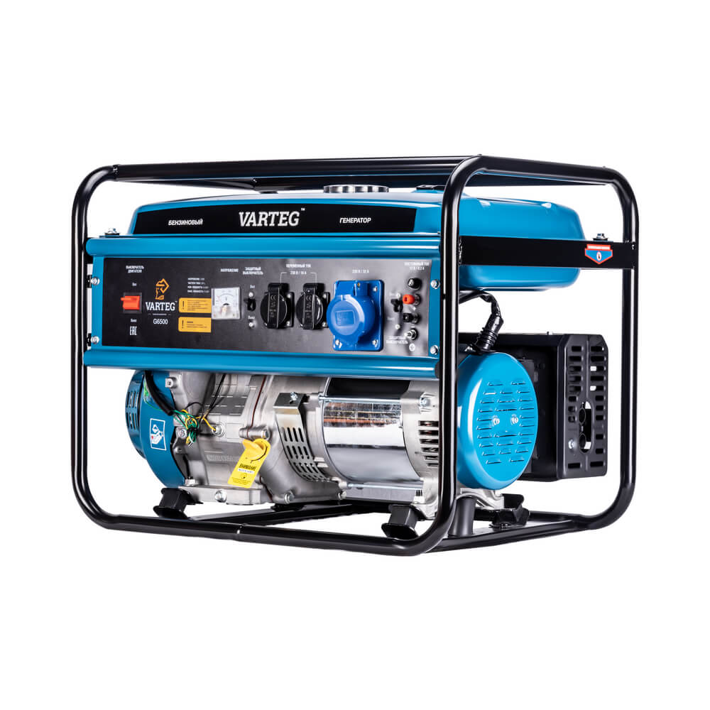 Бензиновый генератор VARTEG G6500, 6211