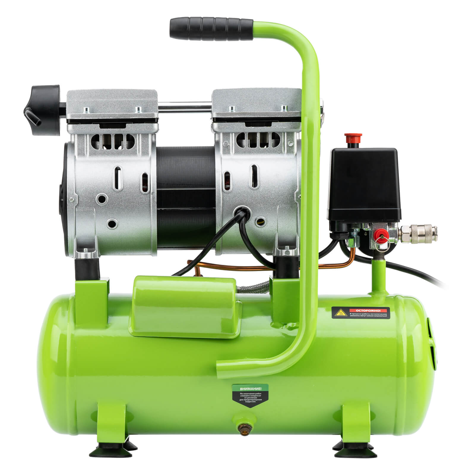 Компрессор безмаслянный Сибртех МБ 750/10, 58001