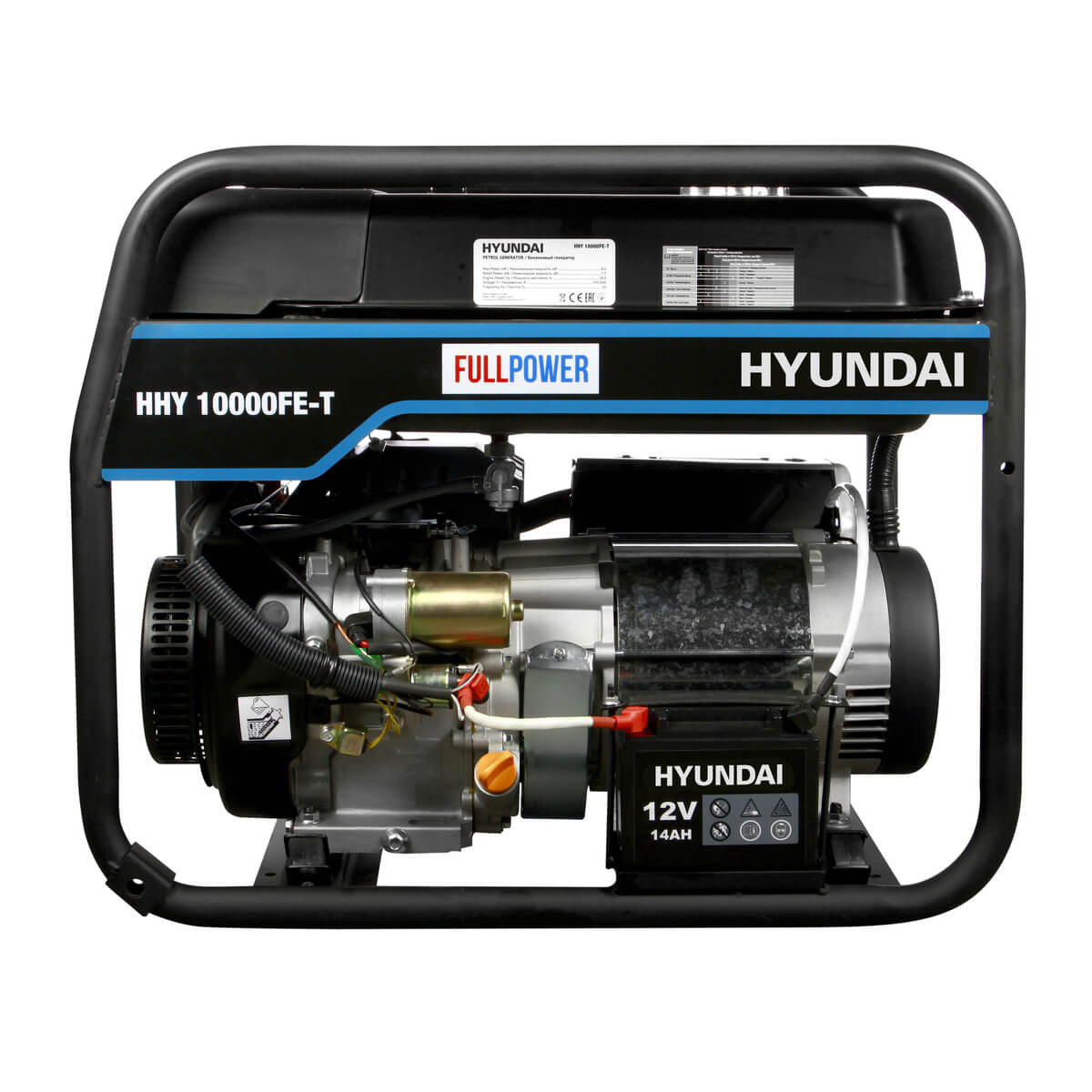 Генератор бензиновый Hyundai HHY 10000FE-T