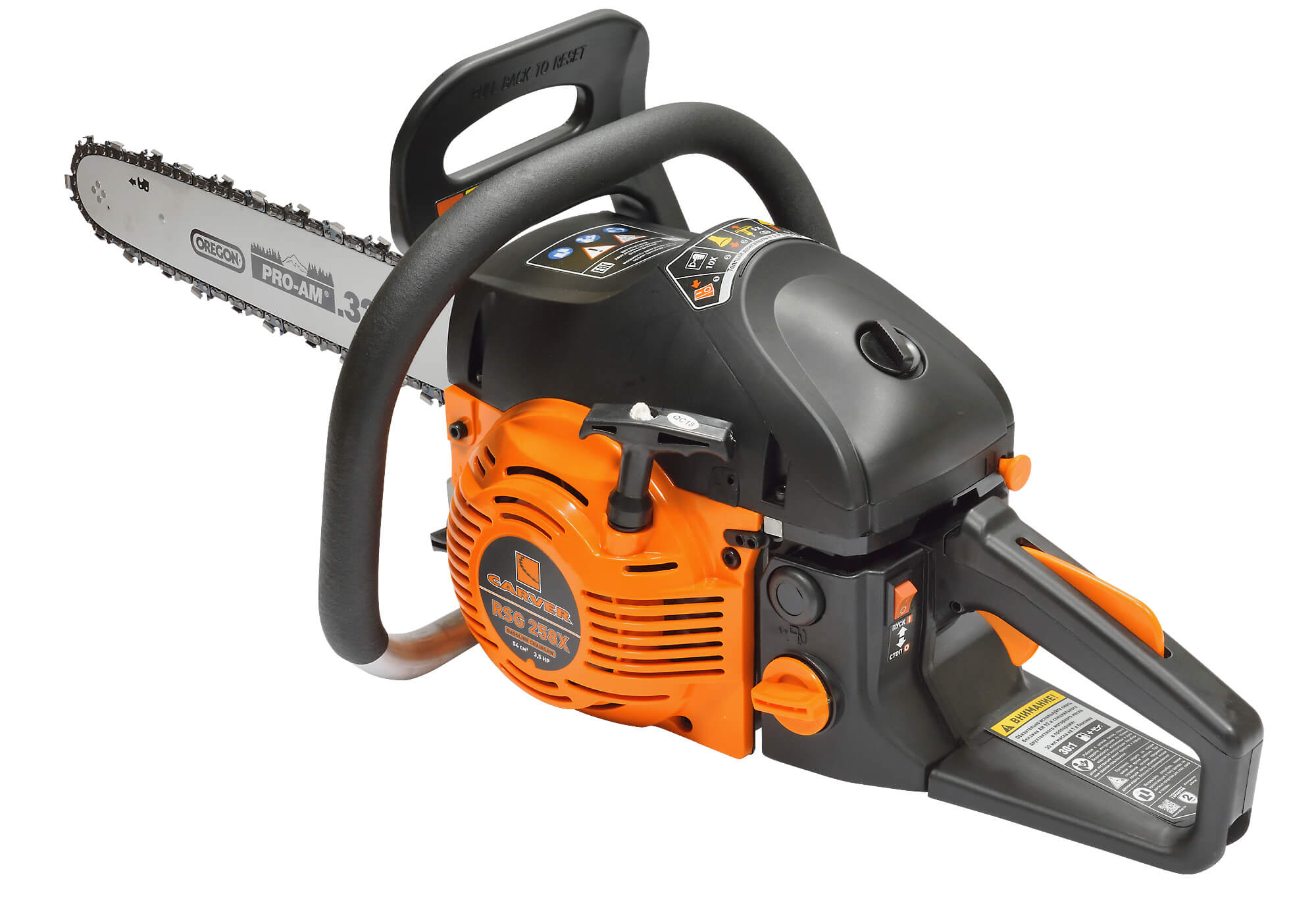 Пила цепная бензиновая Carver RSG 258X