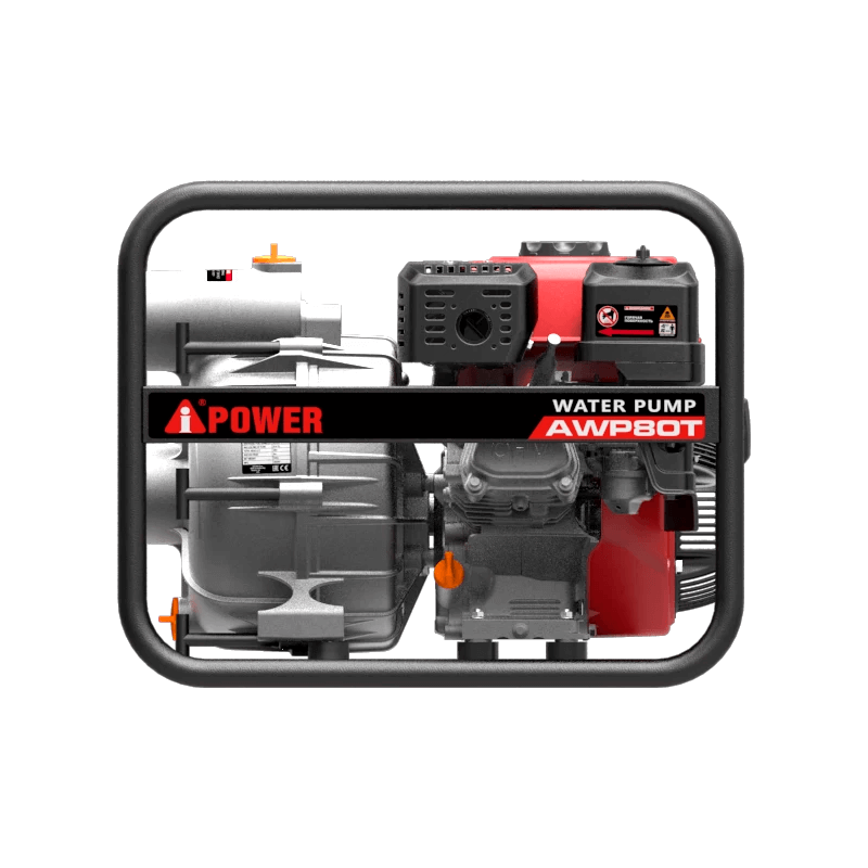 Бензиновая мотопомпа для грязной воды A-iPower AWP80T