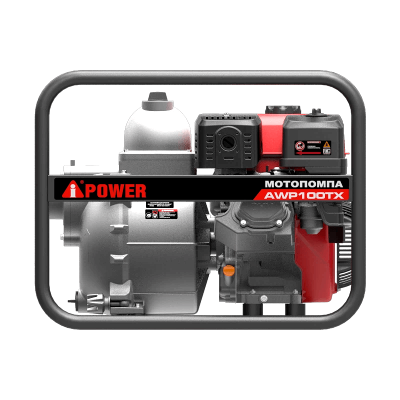 Бензиновая мотопомпа для сильнозагрязнённой воды A-iPower AWP100TX
