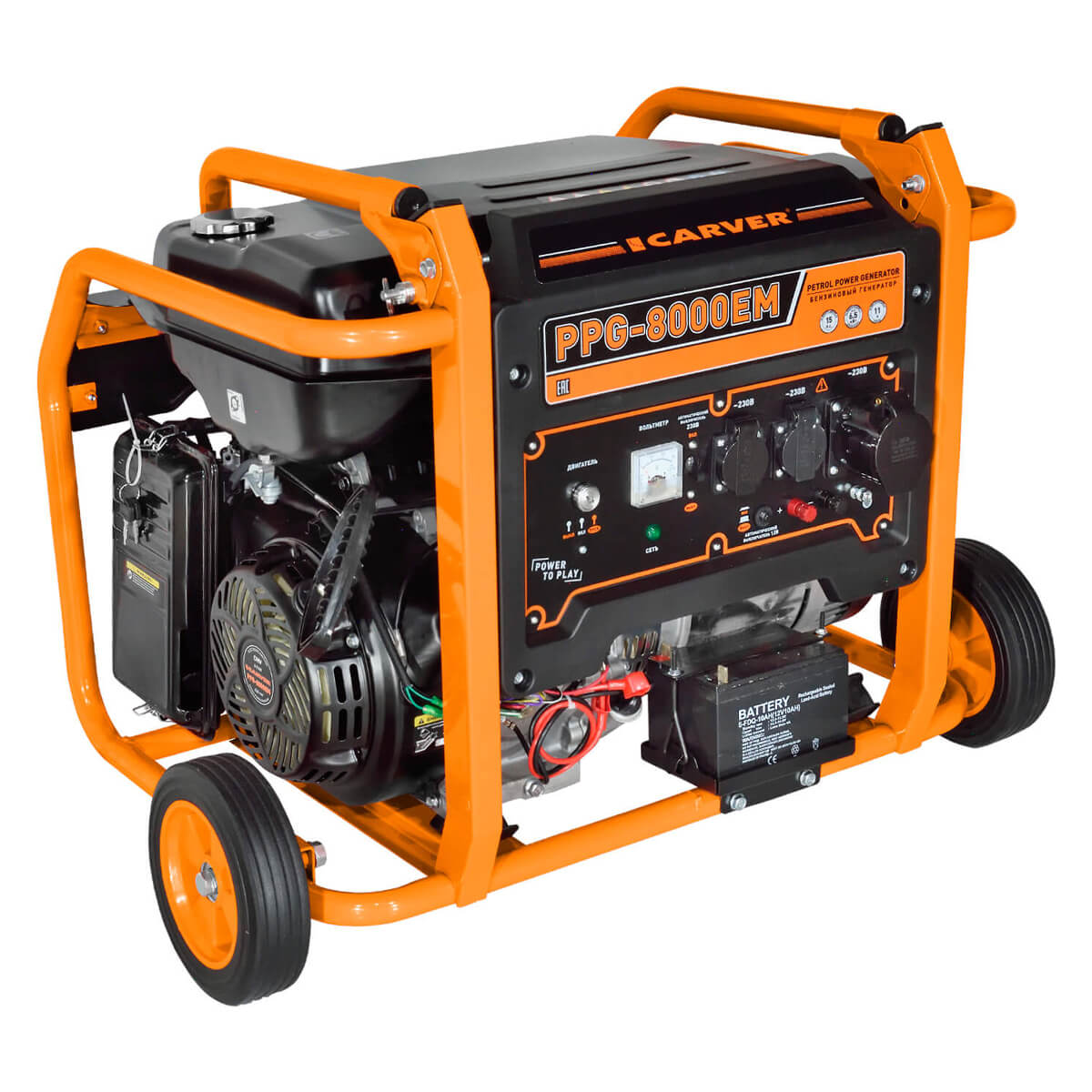 Генератор бензиновый Carver PPG-8000EM
