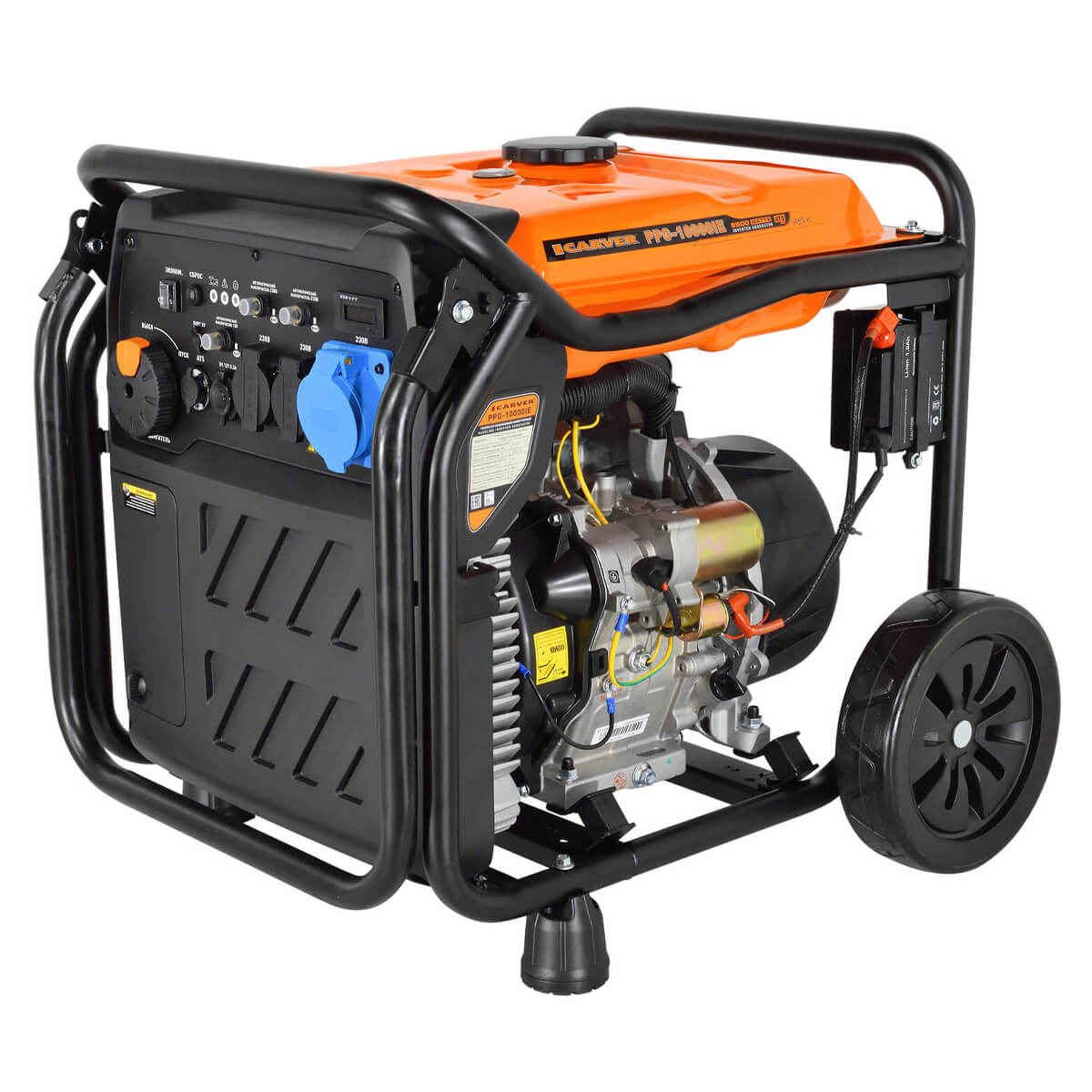 Инверторный бензиновый генератор Carver PPG-10000IE
