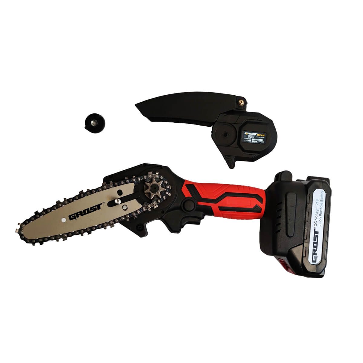 Аккумуляторная электромоторная пила GROST CBS 11 E (АКБ)