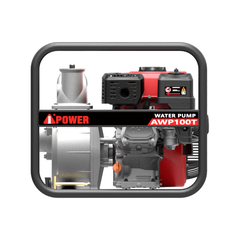 Бензиновая мотопомпа для грязной воды A-iPower AWP100T