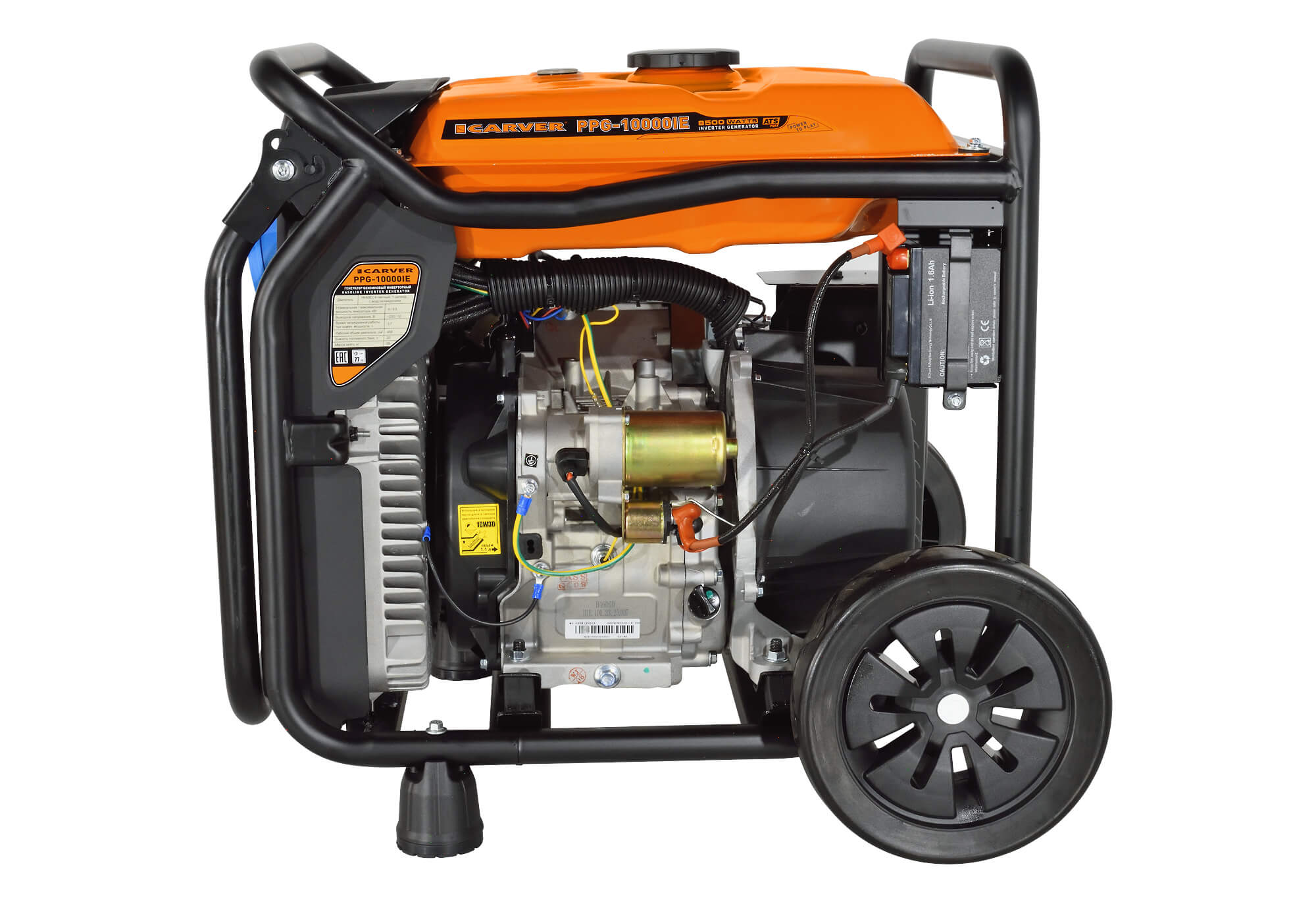 Инверторный бензиновый генератор Carver PPG-10000IE