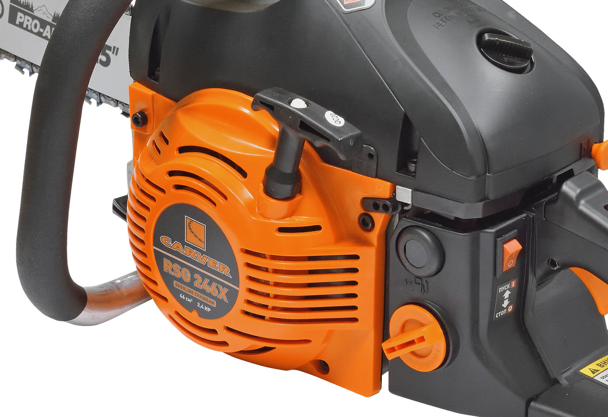 Пила цепная бензиновая Carver RSG 246X