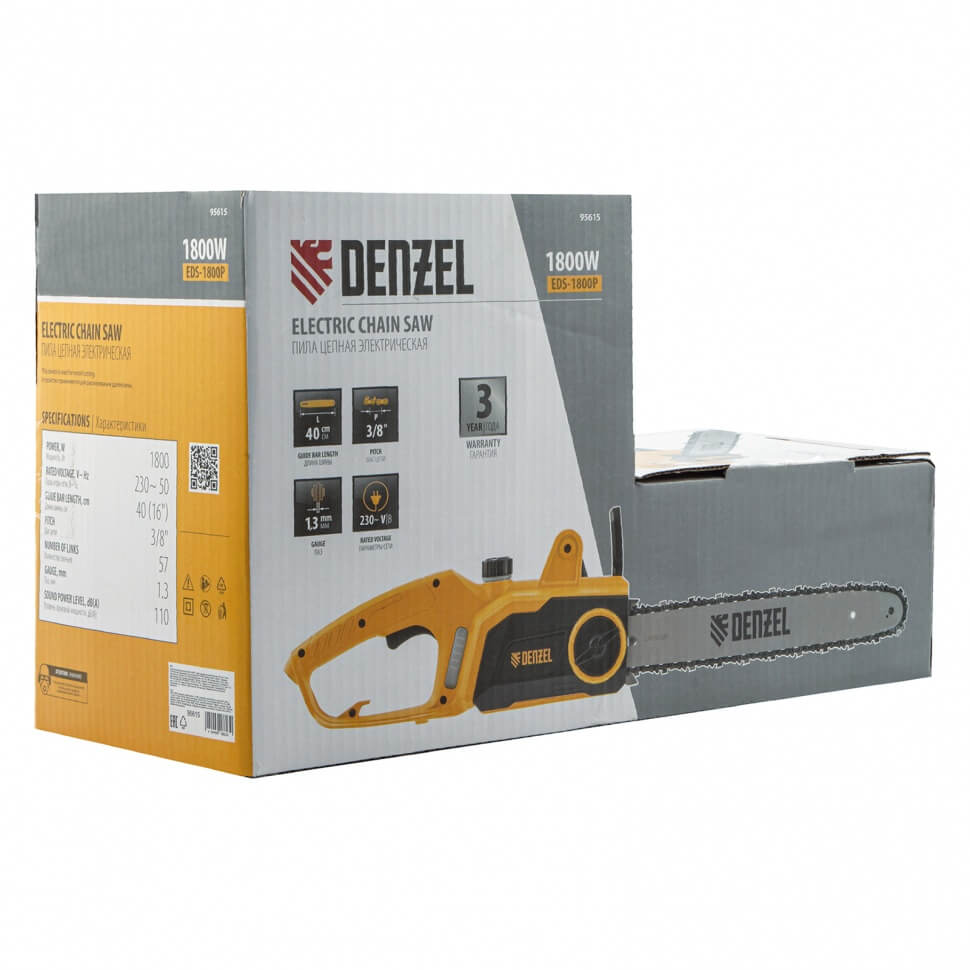 Пила цепная электрическая Denzel EDS-1800P, 95615